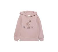 s.Oliver Wärmendes Kapuzen-Sweatshirt mit Glitzerprint zartrosa 104/110