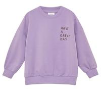 Oversized Sweatshirt mit Rückenprint und kuscheliger Innenseite 104/110 lila 2170294.4670.104_110