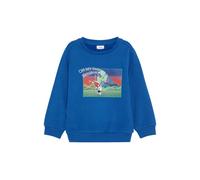 Wärmendes Sweatshirt mit gummiertem Frontprint 116/122 blau 2153668.5534.116_122