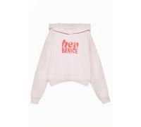 Oversized Kapuzen-Sweatshirt mit Front-Print 170/176 Rosa 2163148.4062.170_176