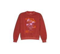 Sweater S.OLIVER JUNIOR Gr. 170/176, rot (dusty red) Mädchen Sweatshirts (40110718-170) dusty red