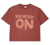 s.Oliver Junior T-Shirt - Boxy Fit, Frontprint, Rundhalsausschnitt