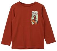 Longsleeve mit strukturiertem Frontprint 128/134 rot 2170158.3502.128_134