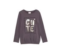 s.Oliver Langarmshirt mit Foil-Print und Gummibund Flieder 104/110