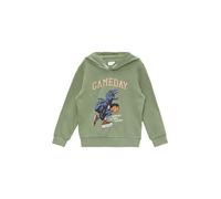 Kapuzen-Sweatshirt mit gummiertem Print 92/98 Grün 2150283.7372.92_98