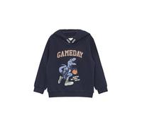 Kapuzen-Sweatshirt mit gummiertem Print 128/134 blau 2150283.5952.128_134