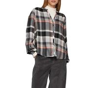 s.Oliver Karierte Bluse aus Viskosemix