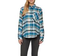 s.Oliver Karierte Hemdbluse aus Viskosemix