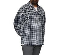 Kariertes Hemd aus Baumwollstretch 3XL weiß 2156783.01N1.3XL