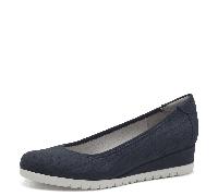 s.Oliver Damen Wedge Pumps mit Keilabsatz Elegant, Blau (Navy), 38 EU