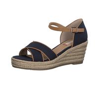 s.Oliver Keilsandalette für Damen, blau, Größe 39 EU