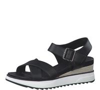 s.Oliver Keilsandalette für Damen, schwarz, Größe 39 EU