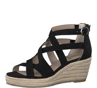 s.Oliver Sandalette mit verstellbarer Schnalle, schwarz