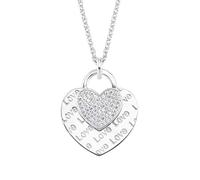 s.Oliver Damen Halskette 2026089 Herz Silber Zirkonia