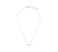s.Oliver Kette mit Anhänger 925 Sterling Silber Mädchen Kinder Halsschmuck, mit Zirkonia synth, 37+3 cm, Silber, Kommt in Schmuck Geschenk Box, 2033917
