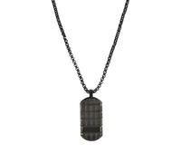 s.Oliver Kette mit Anhänger Schwarz Herren