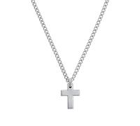 s.Oliver Kette mit Anhänger für Herren, Edelstahl, Kreuz Herrenschmuck Weiss Produkte (1.0 pieces)