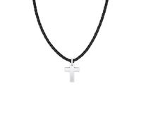 s.Oliver 2015064 Herren Collier Kreuz Edelstahl Silber 50 cm