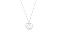 s.Oliver Kette mit Anhänger Damen silber, 45