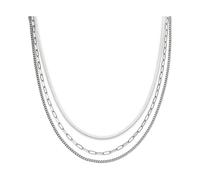 s.Oliver Halskette - Layering aus Edelstahl