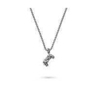 s.Oliver Halskette Jungen - Edelstahl - Silber - Panzerkette verstellbar 43 cm - wasserfest & hautfreundlich