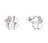 s.Oliver Kids Mädchen Ohrstecker 2037846 Kleeblatt Silber 925 Zirkonia synth.