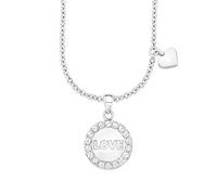 s.Oliver Kinder-Kette mit Anhänger Girls LOVE Edelstahl silber - 541671