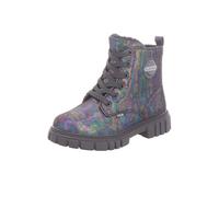 s.Oliver Kinder-Mädchen-Schnürstiefel gefüttert Schwarz-Mehrfarbig 34