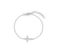 s.Oliver Bracelet - Elegantes Armband aus poliertem 925er Sterlingsilber - silber - Ankerkette verstellbar bis 14,5 cm - wasserfest & hautfreundlich