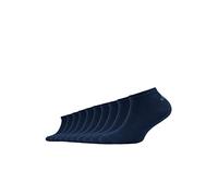 s.Oliver Kinder Sneakersocken essentials, 10er Pack, gekämmte Baumwolle, 31-34, blau
