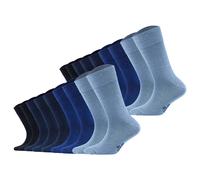 s.Oliver Kinder Socken, 18er Pack - Kurzsocken, einfarbig 31-34 Blau