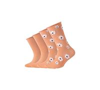 4er Pack s.Oliver Silky Touch Flower Ankle Socken Kinder 2018 - peach nectar 27-30
