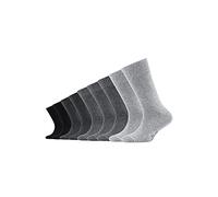 s.Oliver Kinder Socken Kinder Strümpfe mit weichem Bund Baumwolle Pflegeleicht langlebig für Jungen und Mädchen 9er Pack 23/26 grey