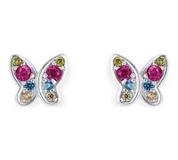 s.Oliver Girls Ohrstecker 2020868 Schmetterling Silber 925