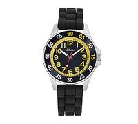 s.Oliver Kinderuhr für Jungs und Mädchen - 28 mm - Gute Ablesbarkeit - Lern-Zifferblatt - widerstandsfähiges Silikonband - 3 ATM wasserfest - hoher analoge Armbanduhr mit Quarzwerk - Geschenkidee