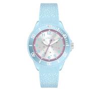 s.Oliver Kinderuhr - Rund - Blau - 38 mm - Uhr aus Kunststoff mit Quarzwerk am Silikonband mit Dornschließe - Analoge Armbanduhr - 5 ATM wasserdicht - Kratzfest