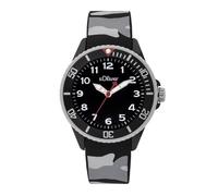 Uhr mit Silikonband - grau 182.907.185.3920.94C0.-