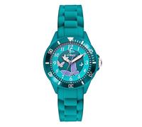 s.Oliver Kinderuhr - Rund - Türkis - 38 mm - Uhr aus Kunststoff mit Quarzwerk am Silikonband mit Dornschließe - Analoge Armbanduhr - 5 ATM wasserdicht - Kratzfest