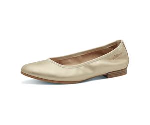s.Oliver Klassische Ballerinas für Damen, beige, Größe 37 EU