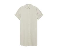 Hemdblusenkleid aus Seersucker mit Eingrifftaschen 44 beige 2181516.80H0.44