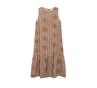 Strukturiertes Stufenkleid aus Viskosemix 46 braun 2181515.88A0.46