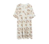 Stufenkleid mit Ballon-Ärmeln 40 creme|braun|mehrfarbig 2179132.89A4.40