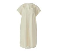 Midi-Kleid aus Leinenmix mit Eingrifftaschen 38 creme 2171656.0750.38