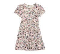 Stufenkleid mit All-over-Print 110 creme|mehrfarbig 2176144.04A1.110