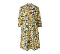 s.Oliver - Kleid gelb | blau | mehrfarbig - Gr. - 38