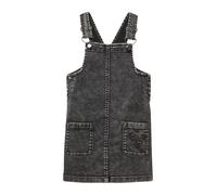 Latzrock aus Denim mit aufgesetzten Taschen und Stickerei 128 grau 2169478.95Z7.128