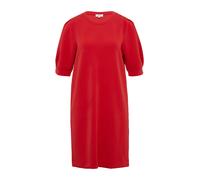 Kurzes Scuba-Kleid mit Puffärmeln 34 rot 2164201.3090.34