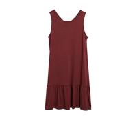 s.Oliver RED LABEL Relaxed Fit Freizeitkleid aus Baumwoll-Modal-Mix in Bordeaux, Größe 42