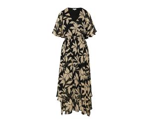 s.Oliver - Kleid schwarz/beige - Gr. - 46