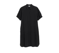 Strukturiertes Hemdblusenkleid 36 schwarz 2179224.9999.36